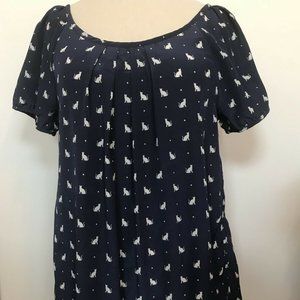 Old Navy Cat  Top Blouse